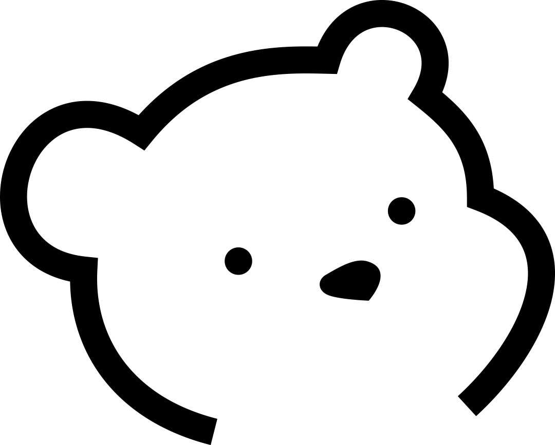 Bear-themed logo